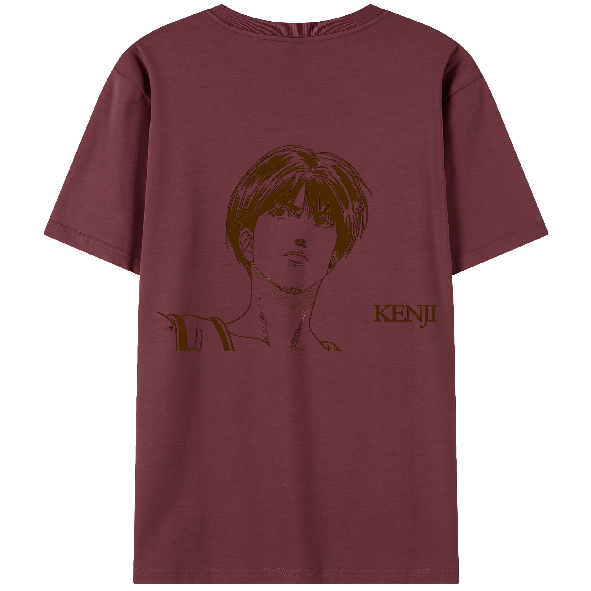 SLAM DUNK／スラムダンク 綿100％半袖Tシャツ（背面プリント）